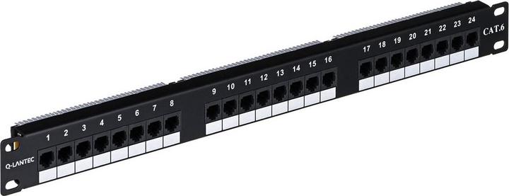 Actual product image Alantec Patchpanel UTP Cat.6 19 inch 1U 24xRJ45 LSA