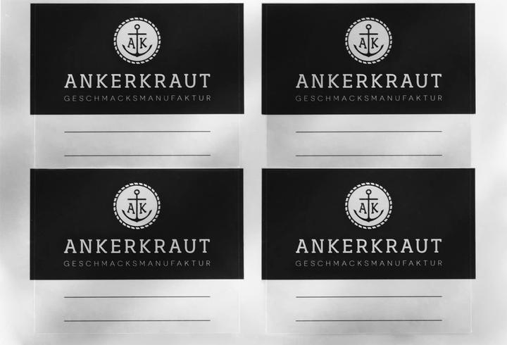Produktbild Ankerkraut Gewürze 24 x Gewürzgläser mit Etiketten (0.17 l)