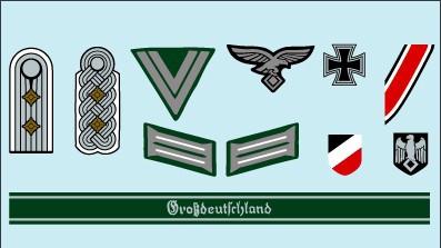 Actual product image Tamiya WWII German Military Insignia Decal Set Vol.2