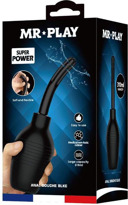 Actual product image Mr. Play Mr Play - Powerful Vibrator With Remote Control, Anal Plug, Black
