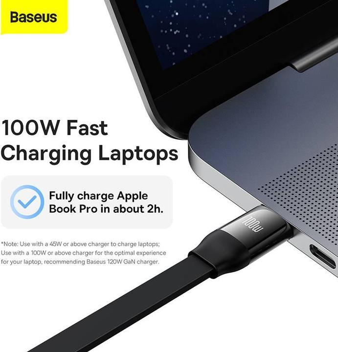 Image du produit Baseus 3 in 1 Multicharger USB-Cable (1.10 m, USB 3.2 Gen 1, 100 W)