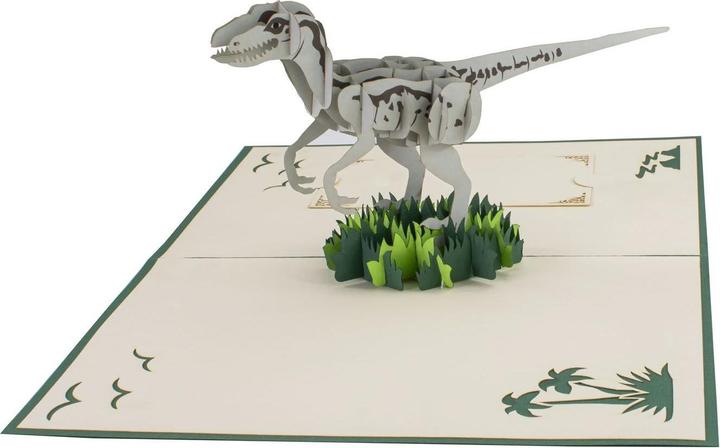 Immagine prodotto Hervorragend 3D Pop-up Karte Dinosaurier grün (1 pz.)