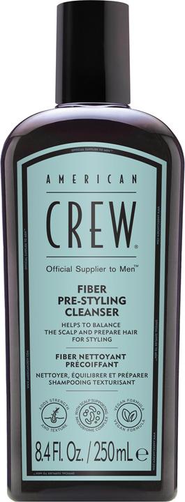 Produktbild American Crew Fiber Pre-Styling Cleanser, 250ml (250 ml, Flüssiges Shampoo)