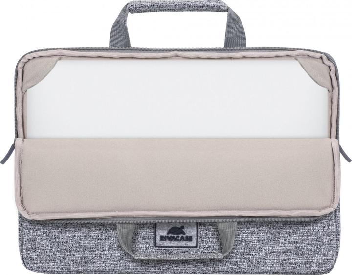 Image du produit Rivacase Housse pour ordinateur portable avec poignées, gris clair (13.30", Universel)
