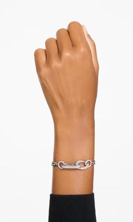 Actual product image Swarovski Dextera Bracelet Pavé Silver XL (21.50 cm, Swarovski Metal)