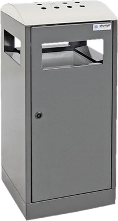 Immagine prodotto Contenitore per rifiuti con posacenere, capacità 40 l, grigio antracite. (40 l)