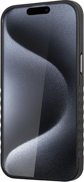 Image du produit Audi Coque en cuir véritable MagSafe iPhone 15 Pro 6.1" czarno-czerwony/noir-rouge AU-TPUPCMIP15P-R8 (Apple iPhone 15 Pro)