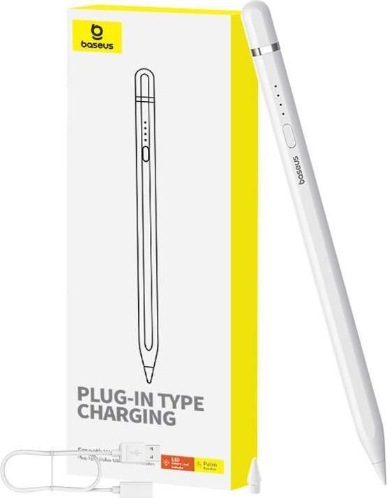 Actual product image Baseus Active stylus Smooth Writing Series with plug-in charging USB-C (White)