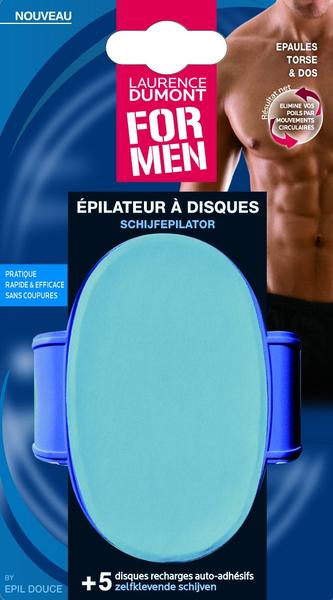 Laurence Dumont Monsieur D Epilateur For Men (+5 Disques Recharges)