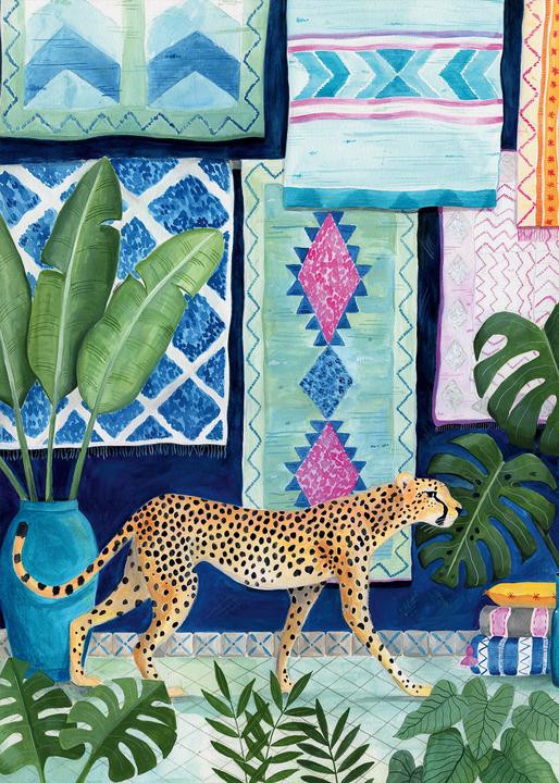 Produktbild Pieces & Peace Puzzle 1000 pieces Cheetah in Morocco (1000 Teile)