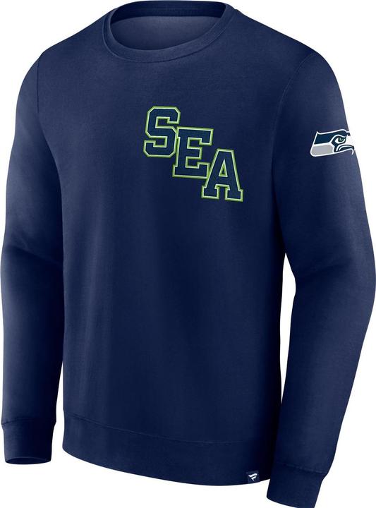 Fanatics Seattle Seahawks Varsity Letter NFL Fleece Pollover - XL (XL)