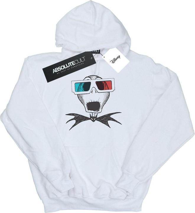 Disney Nightmare Before Christmas Jack Skellington 3D Glasses Kapuzenpullover