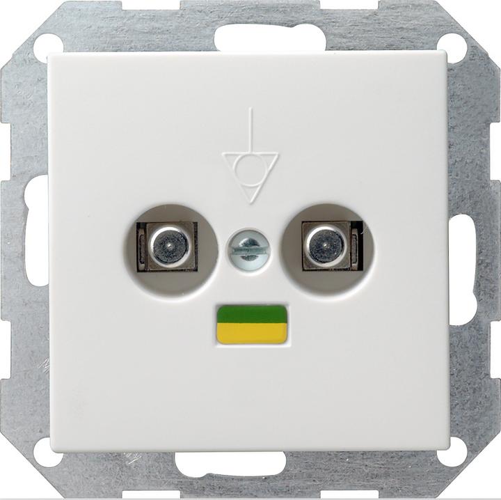 Image du produit Gira Equilibrage de potentiel double 040503 Système 55 blanc pur