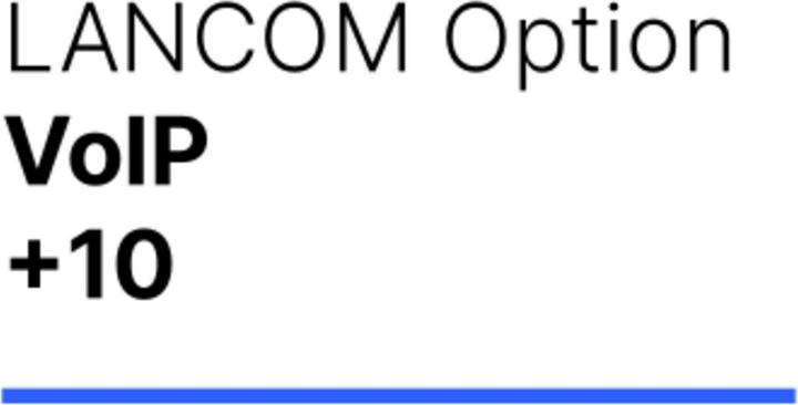Image du produit Lancom Systems Option VoIP +10 (1 Dispositifs)