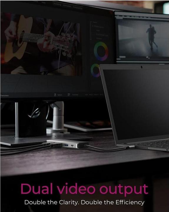 Produktbild Icy Box IB-DK4012-CPD (USB-C, 3 Ports)