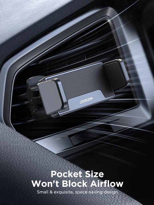 Image du produit Joyroom Support de téléphone de voiture pour grille d'aération noir (JR-ZS377)