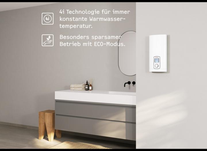 Immagine prodotto Stiebel Eltron DHE 18/21/24 kW Scaldabagno istantaneo completamente elettronico sempre preciso al grado grazie