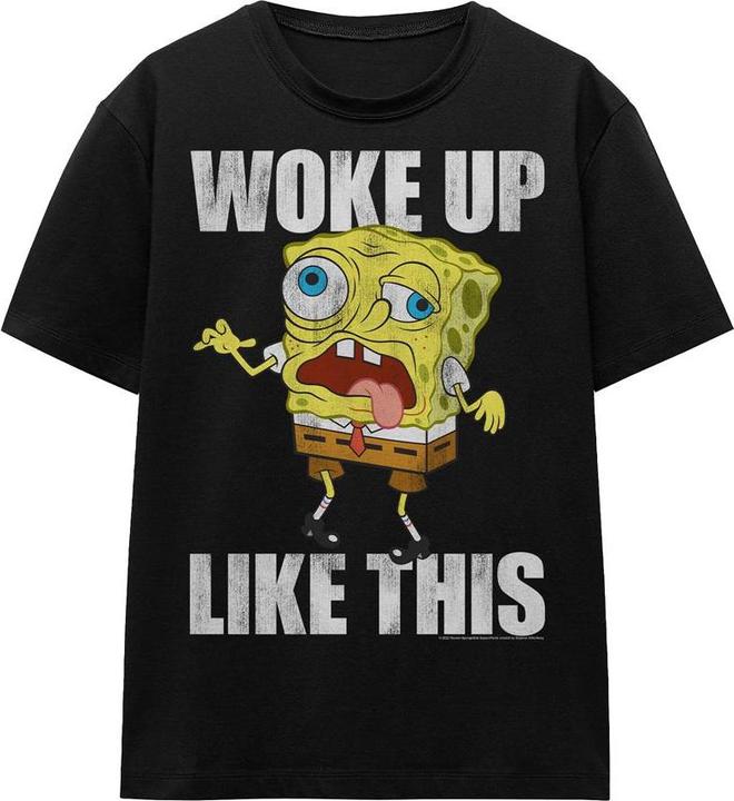 Spongebob Squarepants Woke Up Like This Meme TShirt (M)