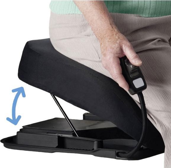 Actual product image Rehastage Siège catapulte Uplift - 100% polyester, lavable supporte de 90 à 160 kg (Lavatory)