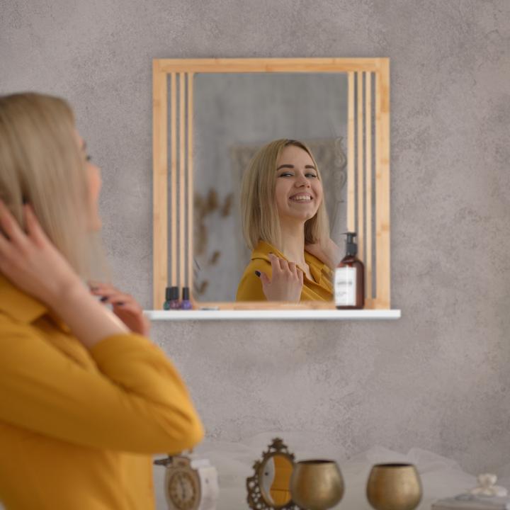 Actual product image Relaxdays Bathroom mirror (54 x 10 x 56.5 cm)
