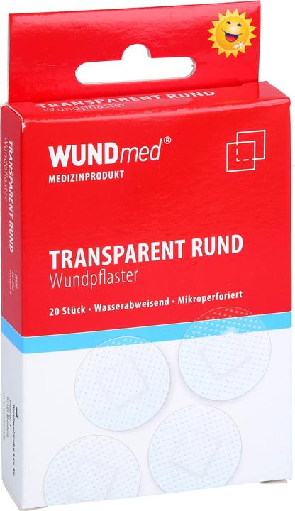 Image du produit Axisis WUNDmed Pansement adhésif rond transparent Ø 2,5 cm, 20 pièces (20 x)