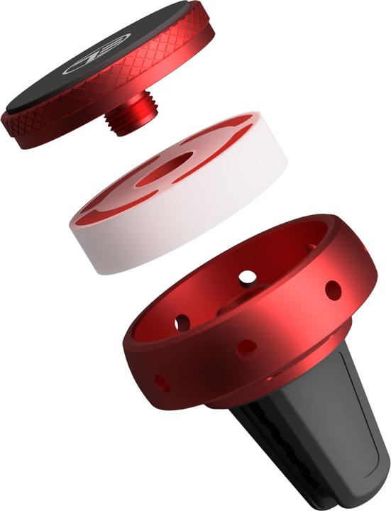 Actual product image Tellur FreshDot Car Phone Holder Magnetic, Fragrance Kit Bubble Gum, Air Vent mount red
