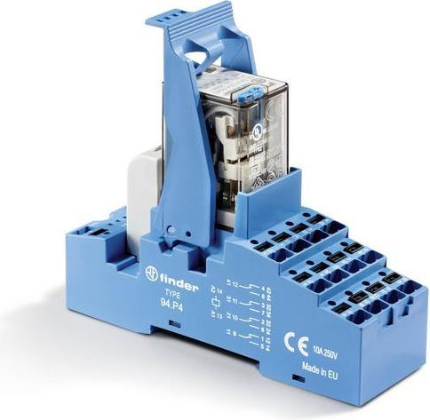 Produktbild Finder Relais-Schnittstellenmodul 58, 4 Wechsler, 7A, Push-In-Anschluss