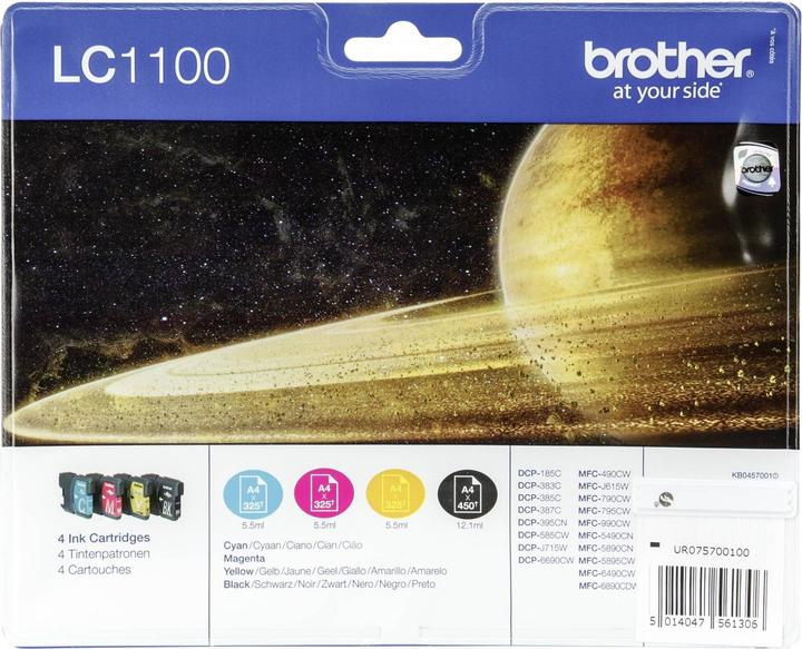 Productafbeelding Brother LC-1100VALBP Waardeverpakking (M, C, Y, BK)