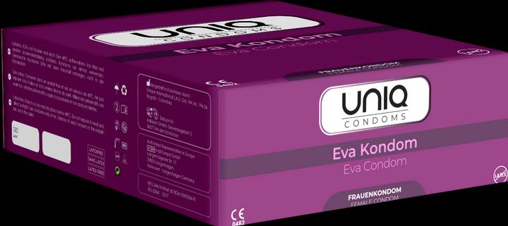 Produktbild Uniq Eva Condom Kondomslip - 50 Stück, Latexfrei, Ultra-dünn, Vegan (50 Stk.)