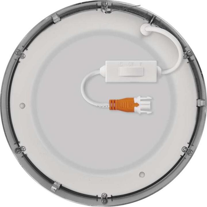 Actual product image Emos Surface-mounted LED light NEXXO, round, silver, 12.5W, with Change CCT (1100 lm)