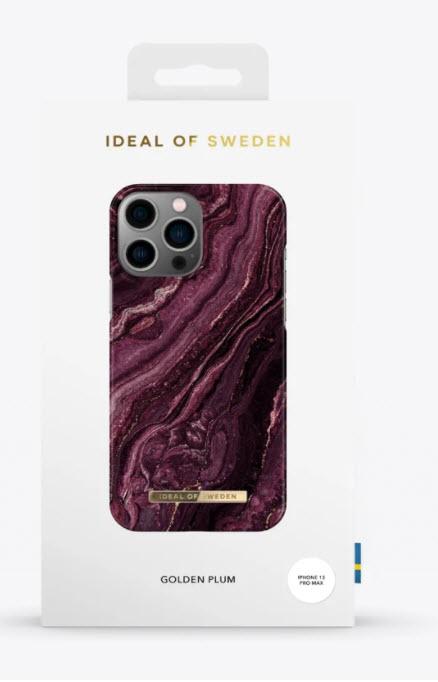 Image du produit iDeal Of Sweden Couverture rigide Designer Golden Plum (Apple iPhone 13 Pro Max)