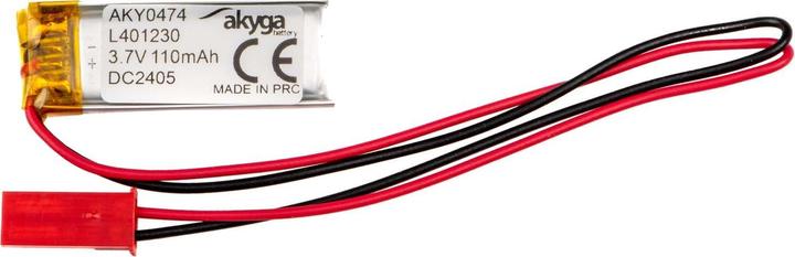 Actual product image Akyga LP401230 Akkupack x Spezial-Akku LiPo 3.7 V 110 mAh (3.70 V, 110 mAh)