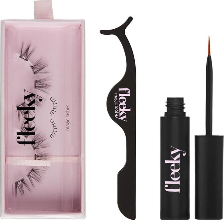 Immagine prodotto Fleeky Kit Magic Lashes - Ciglia artificiali con colla e applicatore (Ciglia artificiali)