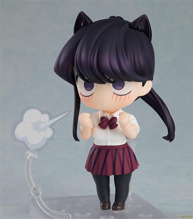 Actual product image Good Smile Company Komi Can't Communicate Nendoroid action figure Shoko Komi: Ponytail Ver. 10 cm