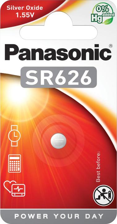 Image du produit Panasonic Oxyde d'argent SR626 (1 pcs, SR66, 28 mAh)