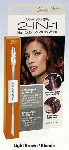 Cover Your Gray Hair Color Touch up Wand 2in1 Hellbraun 7 g (Hellbraun)