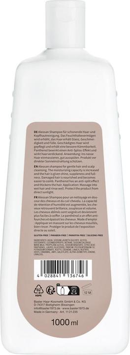 Image du produit Basler Shampooing au lait de jument Aleosan (1000 ml, Shampoing liquide)