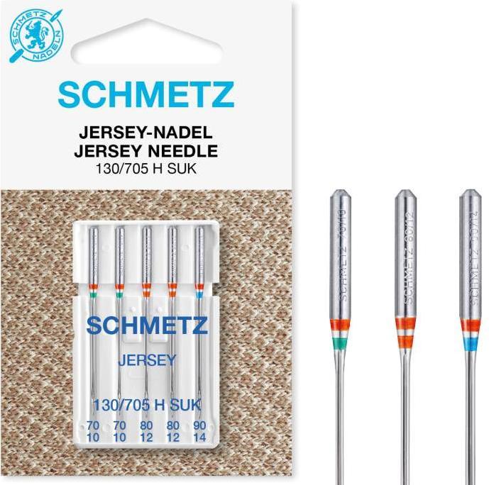 Schmetz Aiguilles machine à coudre Jersey Épaisseur 70-90 5 pcs