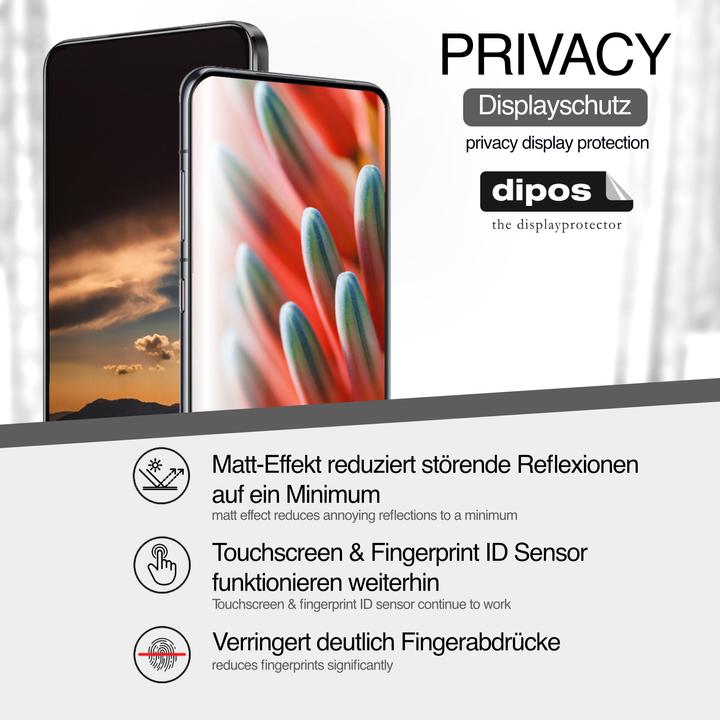 Produktbild Dipos Privacy Sichtschutzfolie Full Cover (1 Stück, Nothing CMF Phone 1)