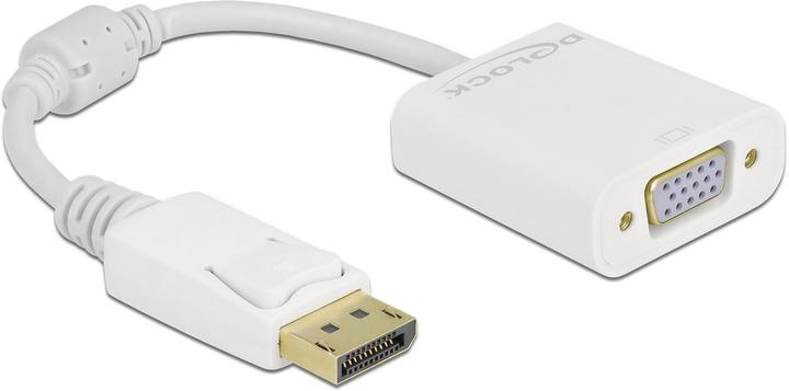 Produktbild Delock Adapter DisplayPort 1.2 Stecker zu VGA Buchse Passiv weiss (VGA, 15 cm)