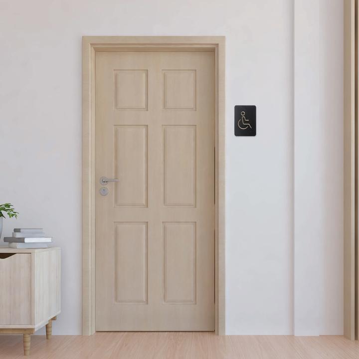 Produktbild Europel Piktogramm "WC Behinderte", schwarz