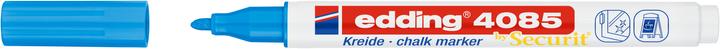 Actual product image Edding 4085 - Chalk Marker (Light blue, 1 mm, 1 x)