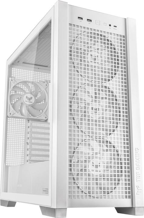 Produktbild ASUS TUF Gaming GT302 TG ARGB White (mATX, Mini-ITX, ATX)
