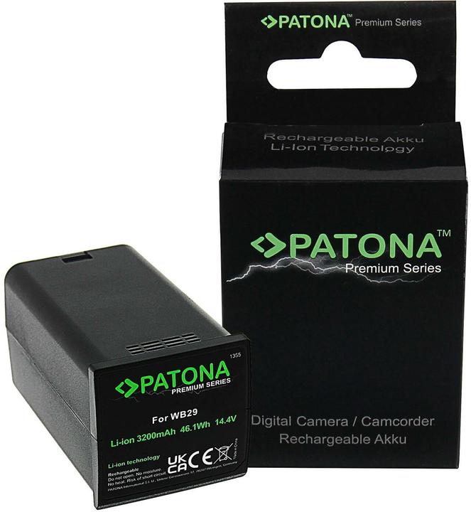 Actual product image Patona Premium battery for Godox AD200 Pro (Camera battery)