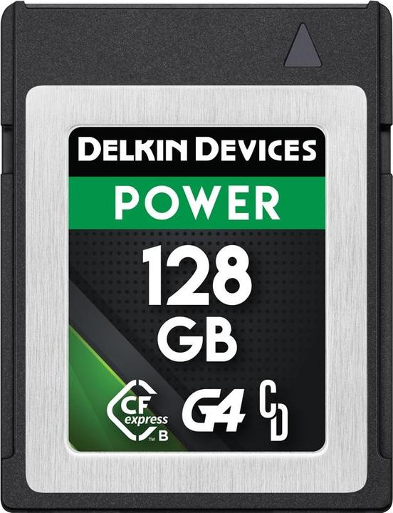 Actual product image Delkin POWER Cfexpress Type B G4 128GB R:1780MB/s W:805MB/s (128 GB, CFexpress type B)