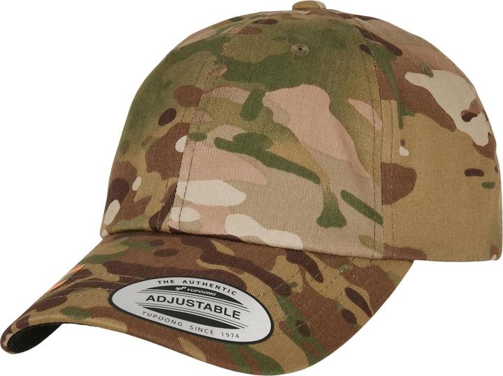 Produktbild Flexfit Multicam Baumwolle Twill Dad Kappe (One Size)