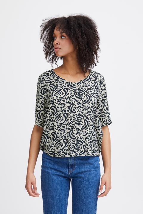 Actual product image Ichi IHMARRAKECH AOP SS10 20120863 (S)
