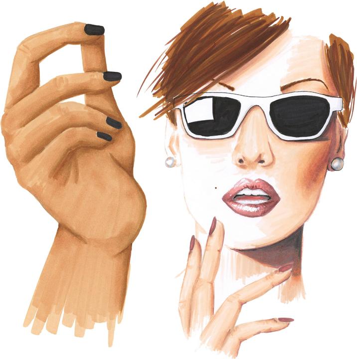 Actual product image Copic Skin tones (Grey, 3 mm, 12 x)