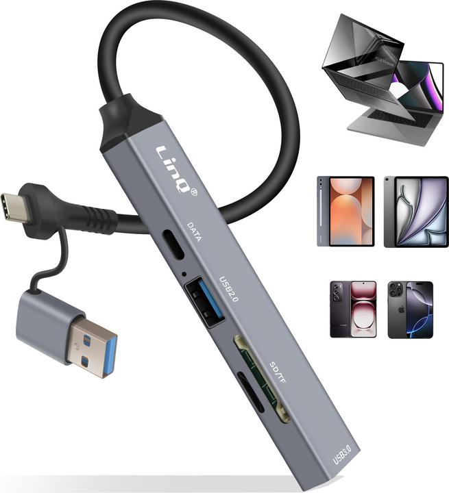 Produktbild LinQ IT7944 USB-C Hub (USB-C)