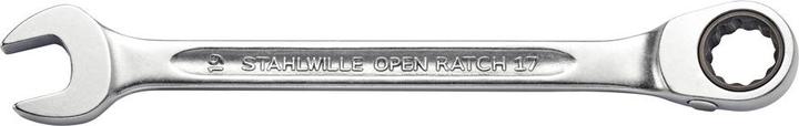 Produktbild Stahlwille Ratschen-Ringmaulschlüssel OPEN-RATCH Nr. 17, umschaltbar, 22 mm (22 mm)